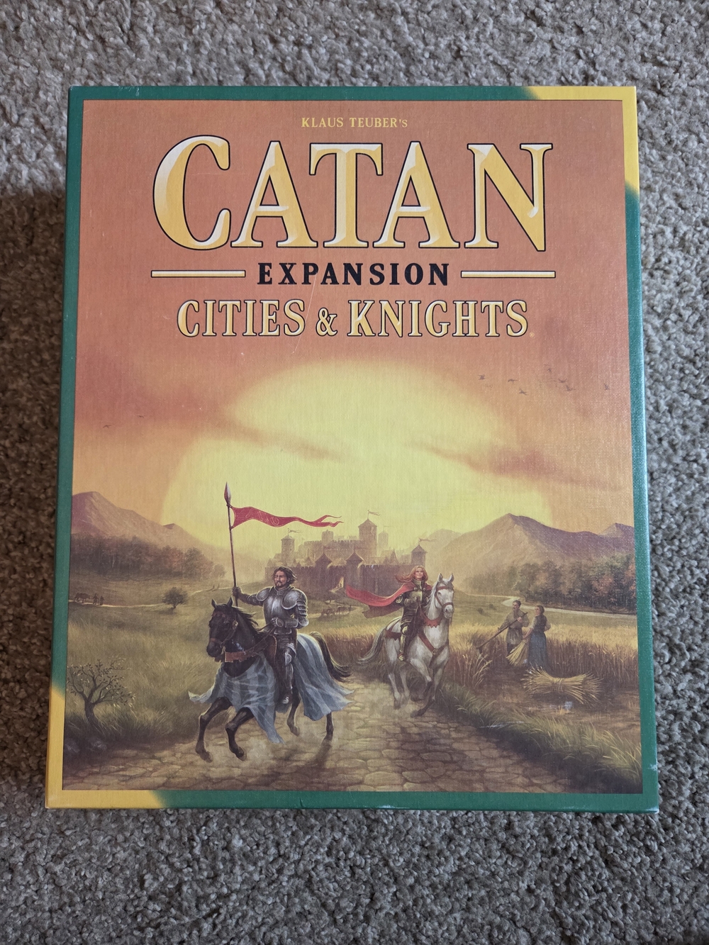 Catan Board Game Bundle - Base Game With Expansion: Cities & Knights In Same Box